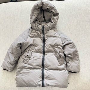 🔴SOLD🔴 Zara Kids Gray Hooded Puffer Snow Jacket